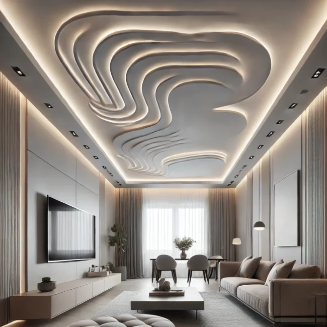 Gypsum false ceiling works Sharjah